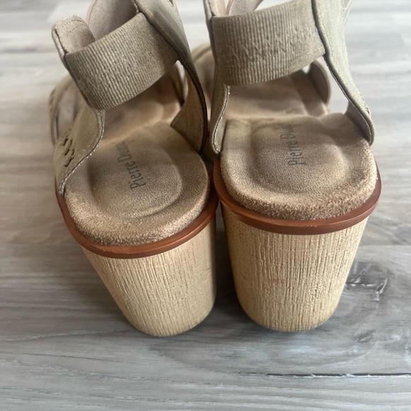 Pierre Dumas 9 Brown Platform Sandals - Picture 4 of 7